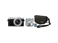 Appareil photo hybride PANASONIC DMC-GF7 + 12-32 + 35-100 + Sac + SD 8Go