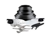 SET TEFAL Ingenio Essential Noir 20 pièces