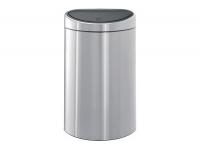 Poubelle BRABANTIA Touch bin 40L Matt Steel