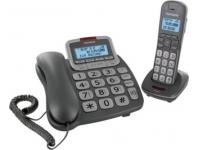 Téléphone filaire TELEFUNKEN Cosi TF652 Duo Rép Argent